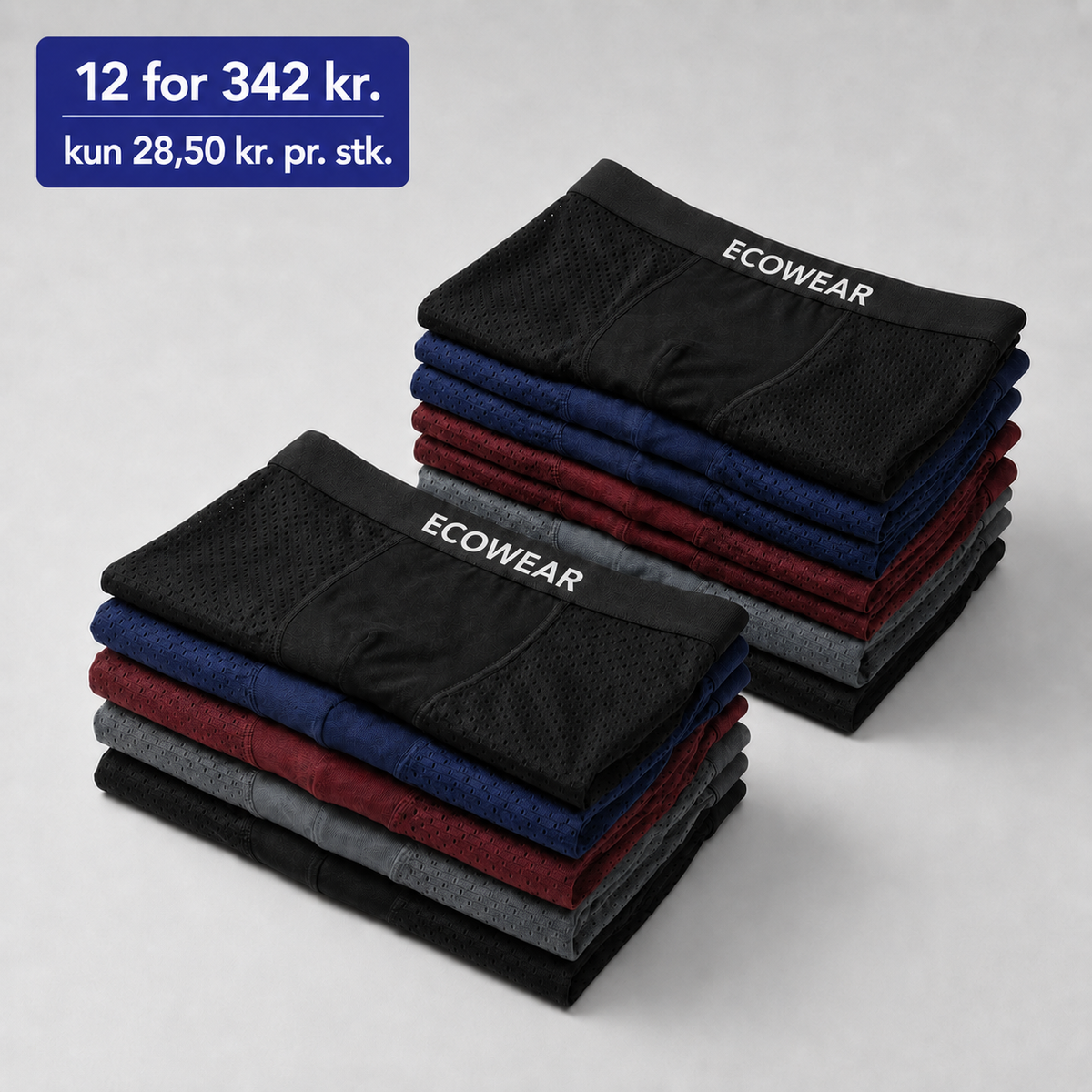 ECOWEAR® Bambusboksershorts 5-pak | Få 7 ekstra GRATIS