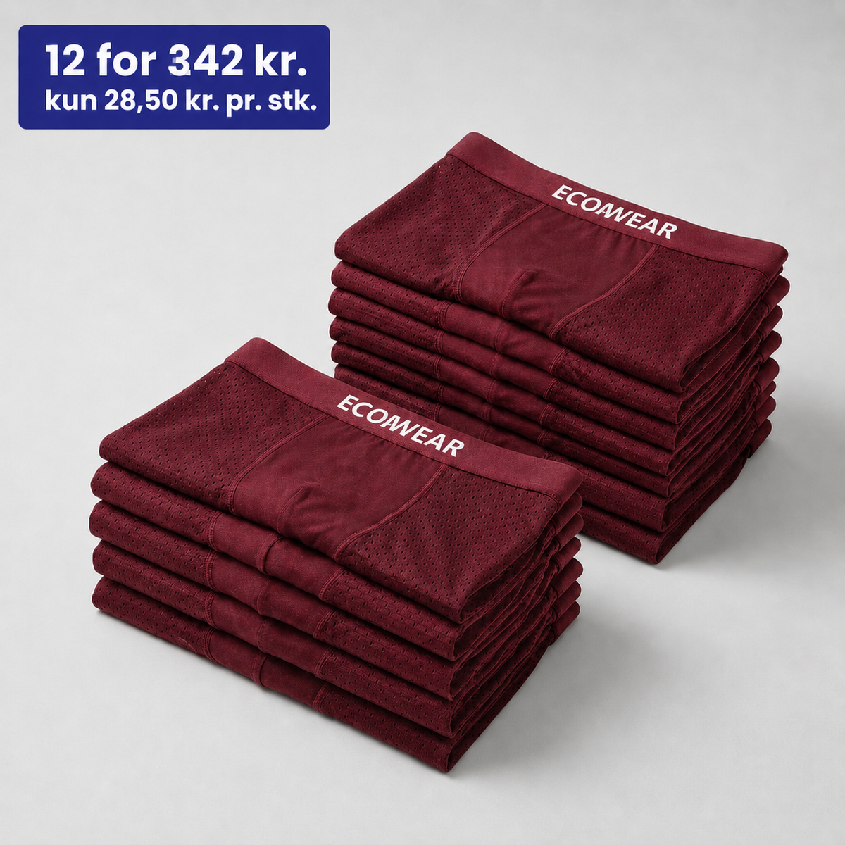 ECOWEAR® Bambusboksershorts 5-pak | Få 7 ekstra GRATIS