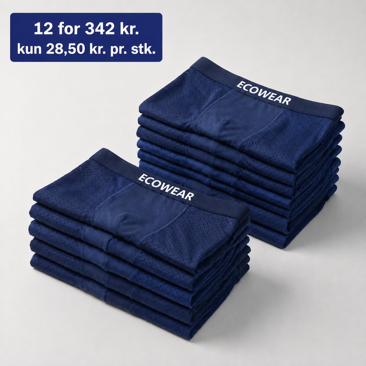 ECOWEAR® Bambusboksershorts 5-pak | Få 7 ekstra GRATIS